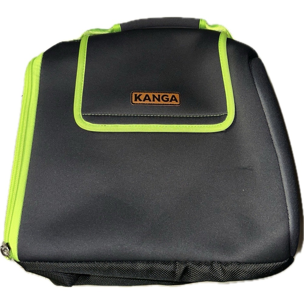 Kanga Kase Mate 12 Pack Cooler Bag No-Ice Beer Soda Carrier Gray Green